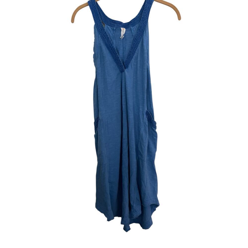 Daily Practice by Anthropologie The Carlie V-Neck Sapphire Mini Dress Size XS - Picture 5 of 12